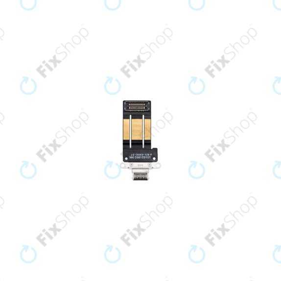Конектор за зареждане c гъвкав кабел за Apple iPad Pro 11.0 (3rd Gen, 4th Gen), 12.9 (5th Gen), черен, Black