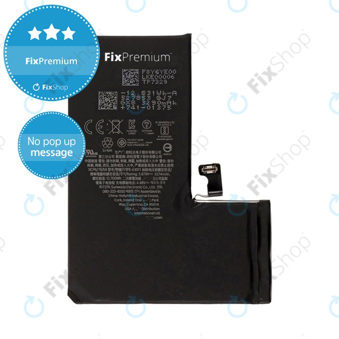 Батерия за iPhone 15 Pro, 3274mAh, DIAGNOSTIC