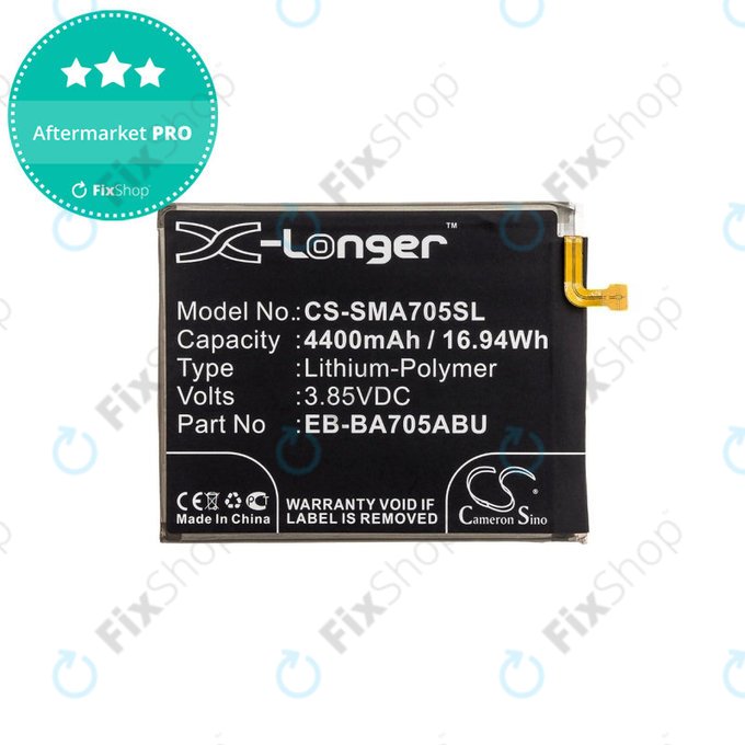 Батерия за Samsung A70 A705F, 4400mAh, Li-Pol, 3.85 V, EB-BA705ABU, HQ