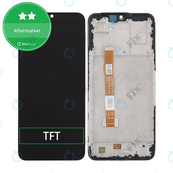 дисплей за Vivo Y55, Тъчскрийн и рамка, Starlight Black, TFT