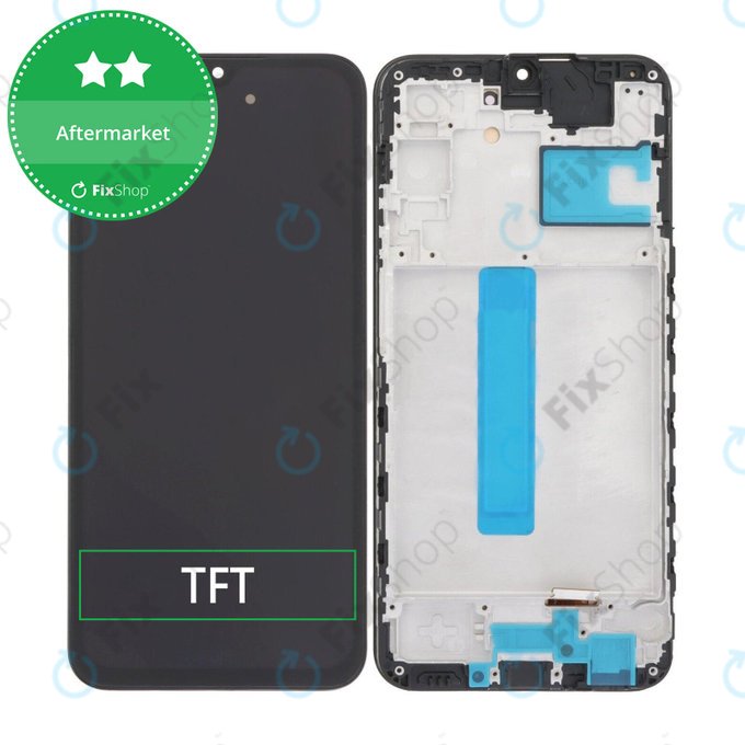 дисплей за Samsung A25 A256B, Тъчскрийн и рамка, Brave Black, TFT