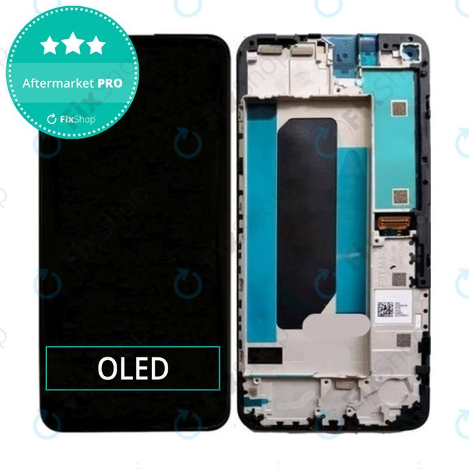 дисплей OLED за Google Pixel 4a 4G, Тъчскрийн и рамка, Just Black