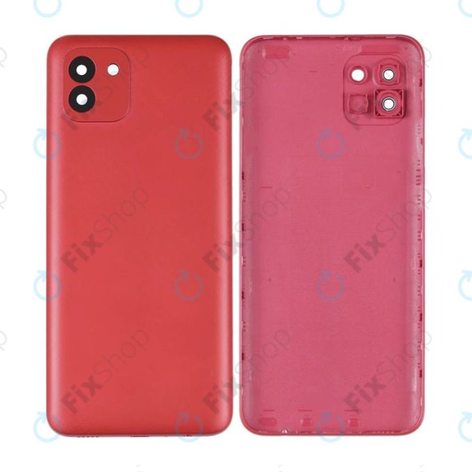 Капак на батерията за Samsung A03 A035G, червен, Red