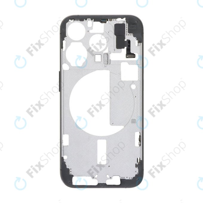 Средна рамка за iPhone 15 Pro, Black Titanium