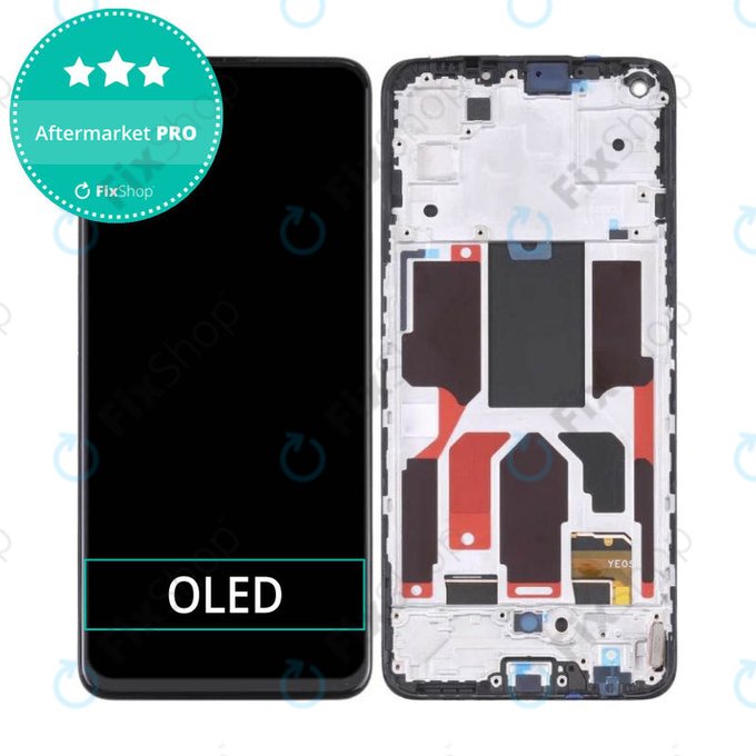 дисплей OLED за OnePlus Nord CE 2 5G IV2201, Тъчскрийн и рамка