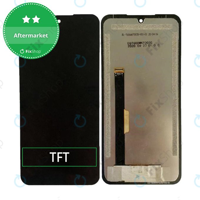 дисплей за Ulefone Armor 8 Pro, Тъчскрийн без рамка, TFT