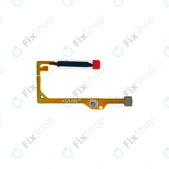 Сензор за пръстов отпечатък с гъвкав кабел за Huawei P Smart (2021), 23100614, Crush Green, Genuine Service Pack