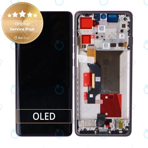 Дисплей за Motorola Edge 60 Pro, Sparkling Grape, Тъчскрийн с рамка, 5D68C30047 Genuine Service Pack