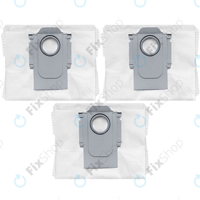 Торбичка за прах, 3 бр. за Xiaomi Roborock S7-series, S8-series, Q5-series, Q7-series, Q8 Max+