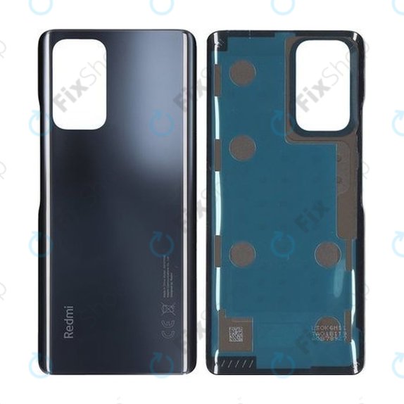 Капак на батерията за Xiaomi Redmi Note 10 Pro, Onyx Grey