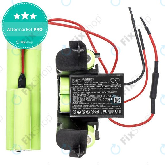 Батерия за Electrolux ErgoRapido ZB3004, ZB3005, ZB3006, AEG AG3004, AG3005, AG3006, 1500mAh, Ni-MH, 14.4V, 2199035029, HQ