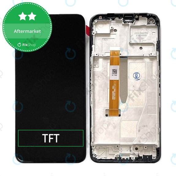 дисплей за Realme 9 Pro RMX3471 RMX3472, Тъчскрийн и рамка, TFT