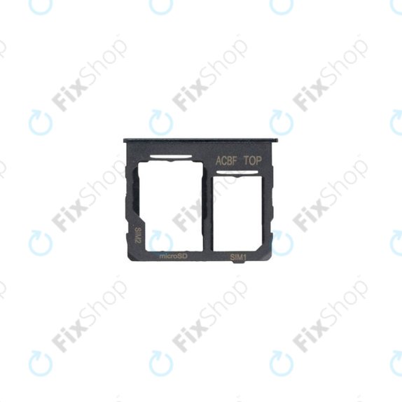 SIM държач за Samsung A32 5G A326B, GH63-19393A, черен, Black, Genuine Service Pack