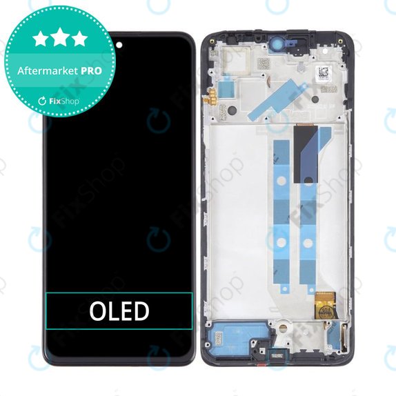 дисплей OLED за Xiaomi Redmi Note 12 Pro 4G 2209116AG, Тъчскрийн и рамка