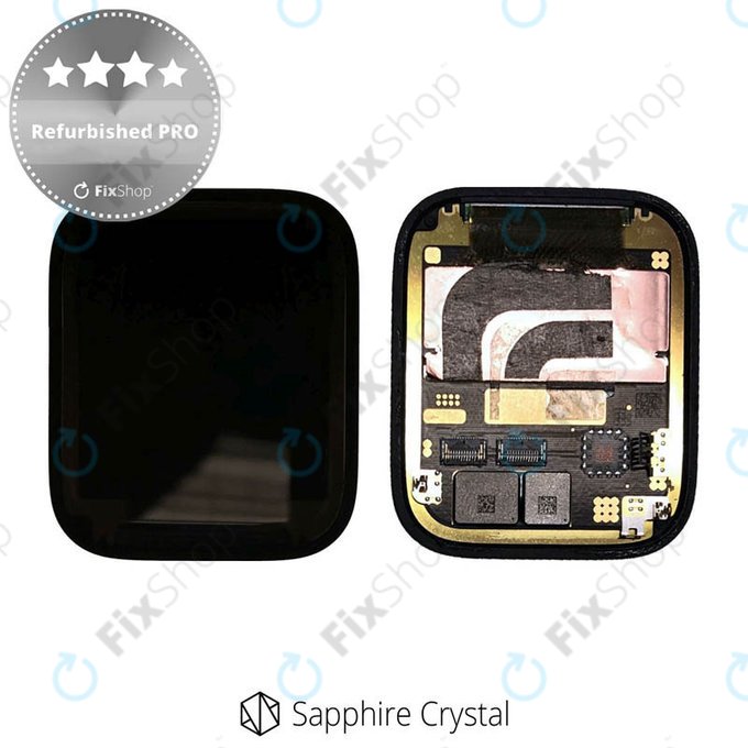 LCD дисплей за Apple Watch 7 45mm, Sapphire Crystal, Тъчскрийн без рамка, Refurbished PRO