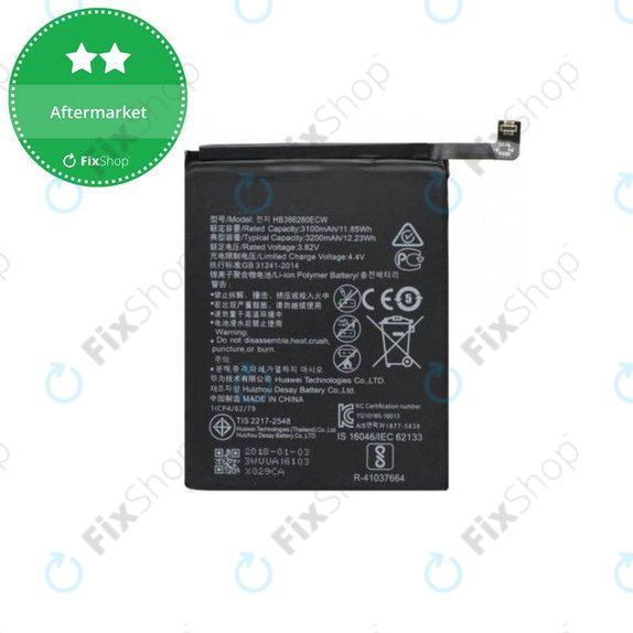 Батерия за Huawei Honor 9 STF-L09, HB386280ECW, 3200mAh