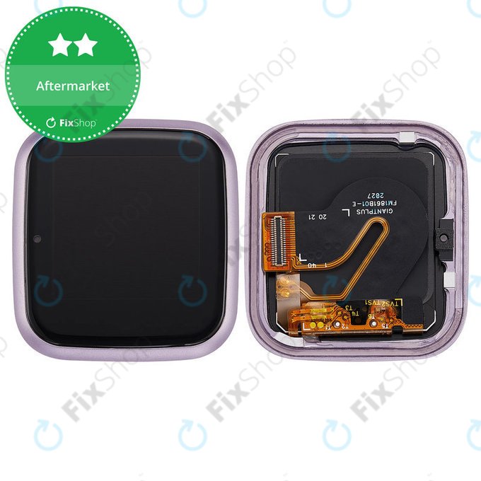 LCD дисплей + тъч стъкло + рамка (Orchid) за Garmin Venu SQ