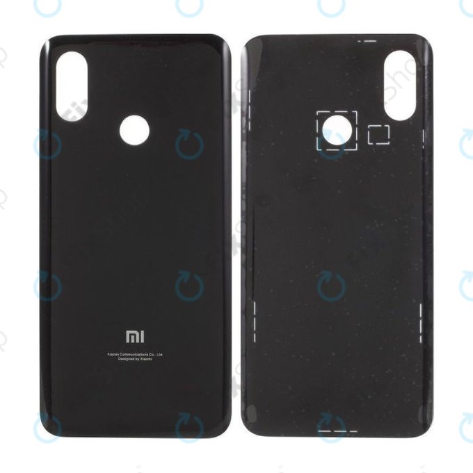 капак на батерията за Xiaomi Mi 8, черен, Black