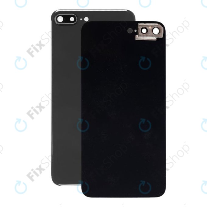 Задно стъкло с държач за камера за iPhone 8 Plus, Space Gray