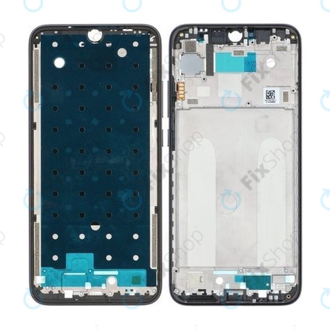 Рамка за предна част за Xiaomi Redmi Note 7, черен, Black