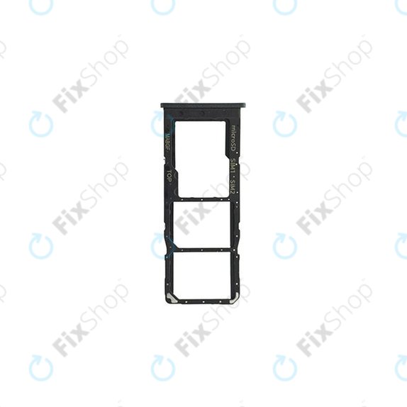 SIM държач за Samsung M12 M127F, GH98-46321A, черен, Black, Genuine Service Pack