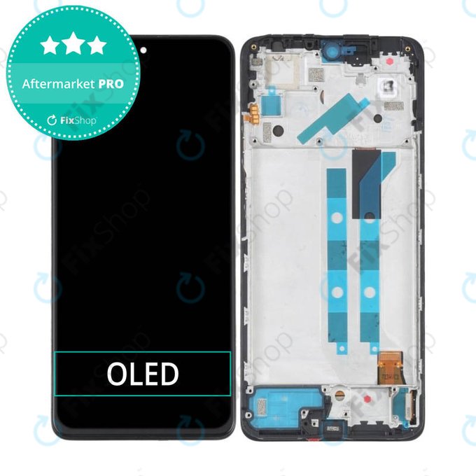 дисплей OLED за Xiaomi Redmi Note 11 Pro 4G, 5G, Poco X4 Pro 5G, Тъчскрийн и рамка, Graphite Gray
