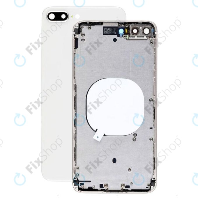 Заден калъф за iPhone 8 Plus, Сребро, Silver