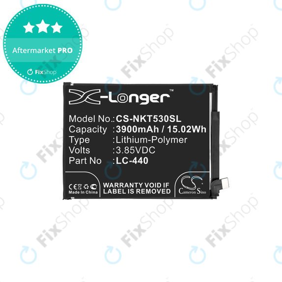 Батерия за Nokia 5.3, 3900mAh, Li-Pol, 3.85 V, LC-440, HQ