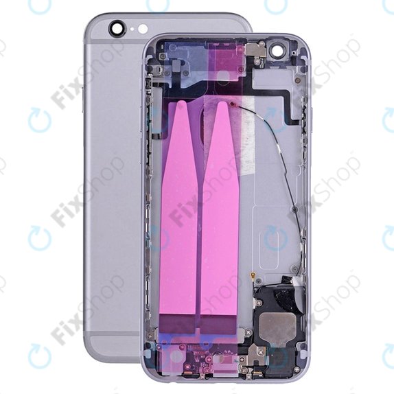 Заден калъф със малки части за iPhone 6S, Space Gray