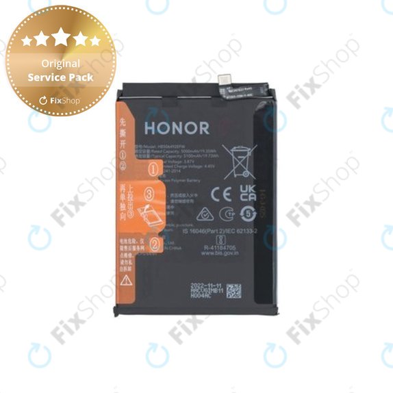 Батерия за Honor Magic5 Lite RMO-NX3, HB506492EFW, 5100mAh - 0235AEMV, Genuine Service Pack