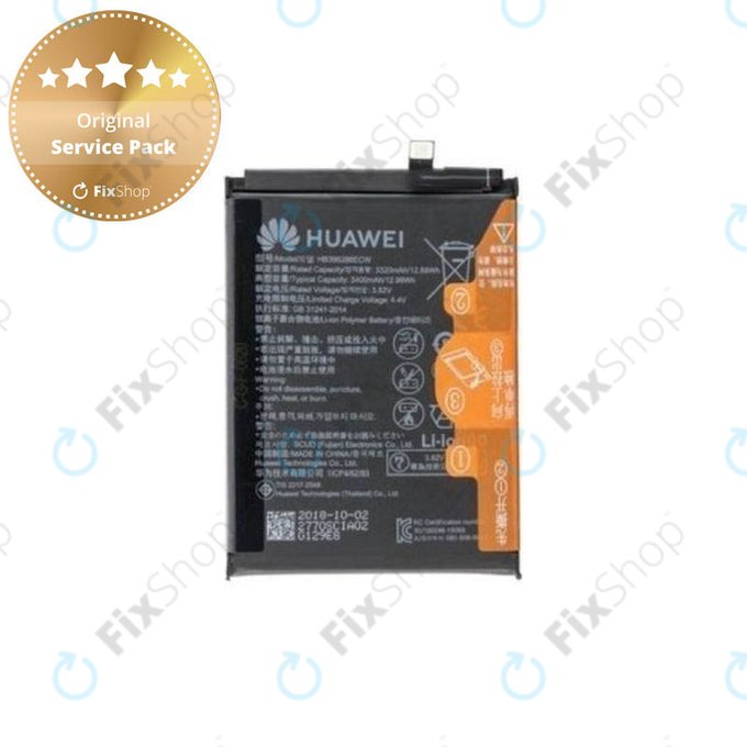 Батерия за Huawei Honor 10 Lite (HRY-LX1), P Smart (2019), Y9 (2019), HB396286ECW, 3400mAh, 24022919, 24022770, Genuine Service Pack