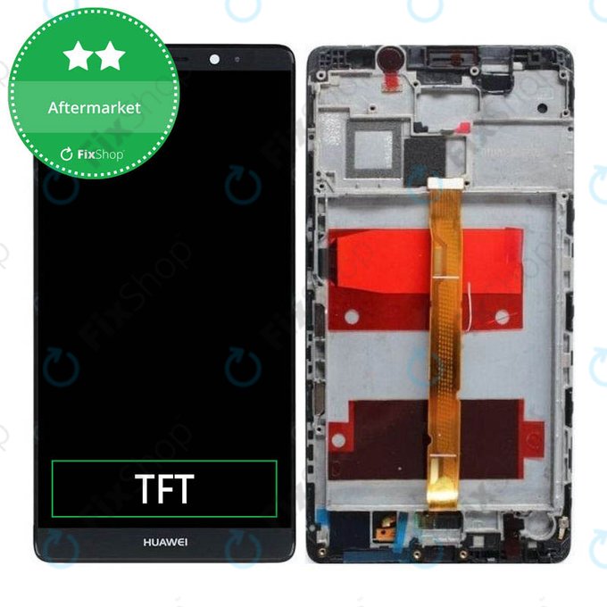 дисплей за Huawei Mate 8, Тъчскрийн и рамка, Space Gray, TFT
