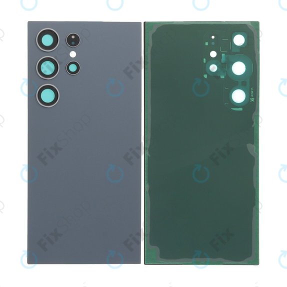 Заден капак комплект за Samsung S24 Ultra S928B, Titanium Black