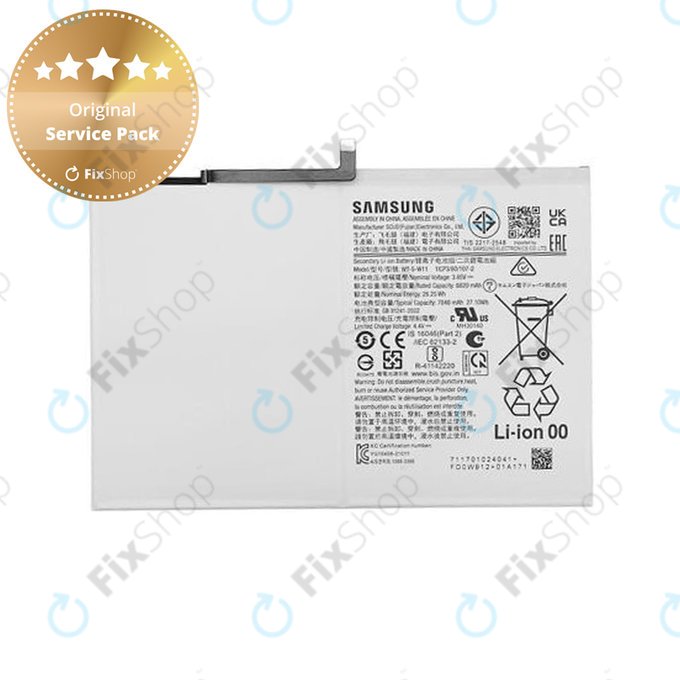 Батерия за Samsung Galaxy Tab A9+ 11 X210, X216B, WT-S-W11, GH81-24467A, 7040mAh, Genuine Service Pack