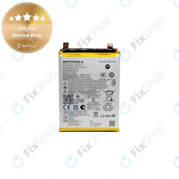 Батерия за Motorola Edge 50 Fusion, 5000mAh, QC50, SB18E08901, Genuine Service Pack