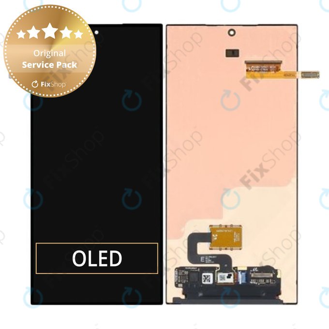 дисплей OLED за Samsung S24 Ultra S928B, Тъчскрийн без рамка, GH82-33385A Genuine Service Pack