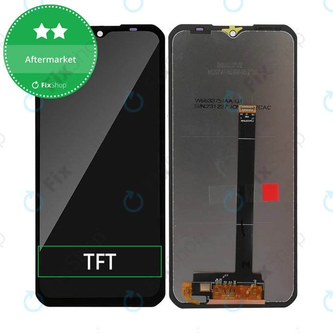 дисплей за Oukitel WP33 Pro, Тъчскрийн без рамка, TFT