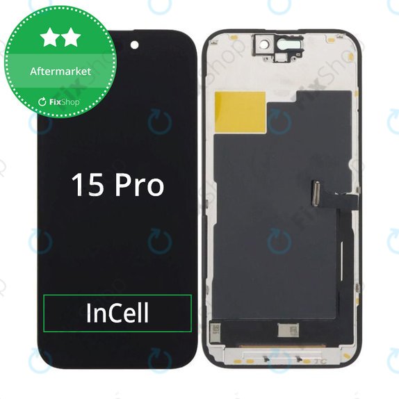 Дисплей In-Cell HD+ за iPhone 15 Pro, Тъчскрийн с рамка
