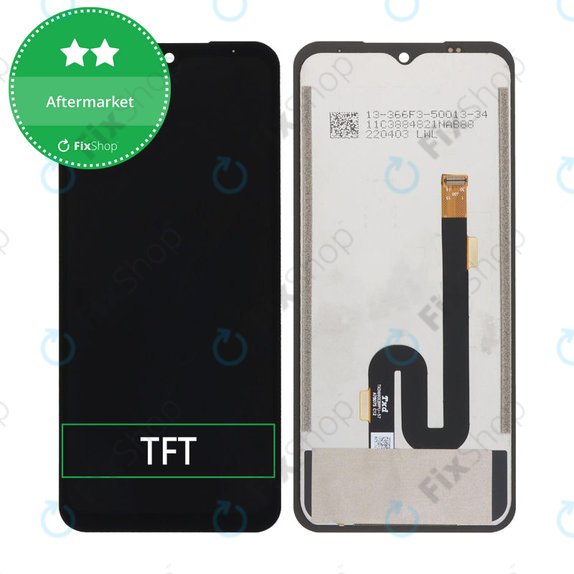 дисплей за Ulefone Armor 21, Тъчскрийн без рамка, TFT