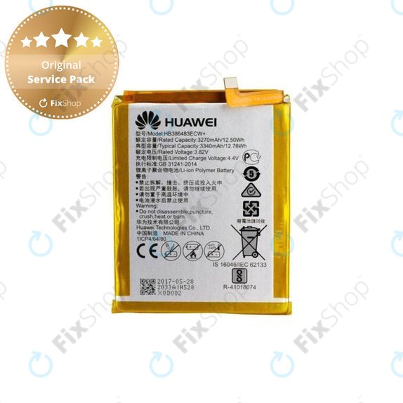 Батерия за Huawei Honor 6X (BLN-L21), HB386483ECW, 3340mAh, 24022033, Genuine Service Pack