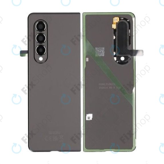 Капак на батерията за Samsung Z Fold 3 F926B, GH82-26312A, Phantom Black, Genuine Service Pack