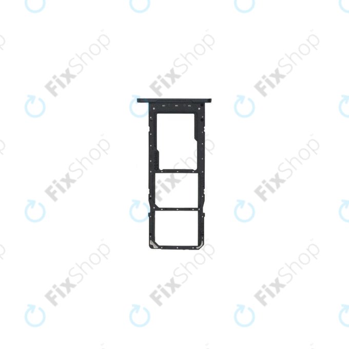 SIM държач за Samsung A14 A145R, GH81-23521A, черен, Black, Genuine Service Pack