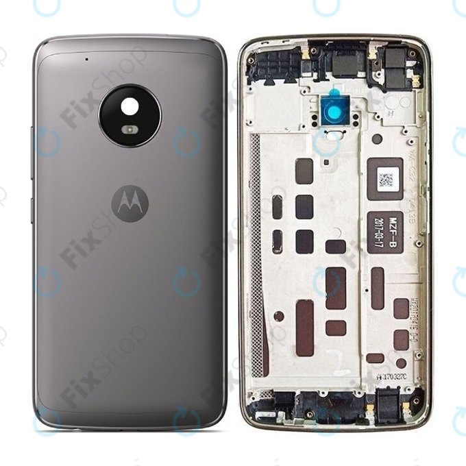 Капак на батерията за Motorola Moto G5 Plus, Lunar Grey