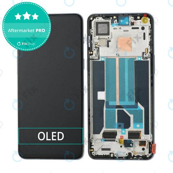 дисплей OLED за OnePlus Nord 2 5G, Тъчскрийн и рамка, Grey Sierra