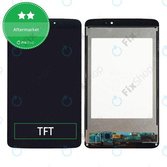 LCD дисплей за LG G Pad V500, Тъчскрийн без рамка, черен, Black, TFT