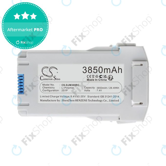 Батерия за DJI Mini 3, Mini 3 Pro, Mini 4, Mini 4 Pro, 3850mAh, Li-Pol, 7.4V, BWX162-2453-7.38, HQ