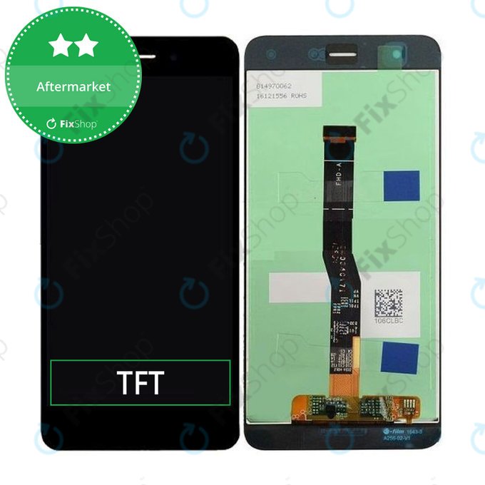 дисплей за Huawei Nova, Тъчскрийн без рамка, черен, Black, TFT