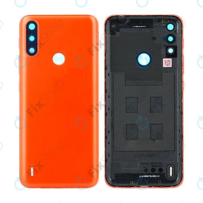 Капак на батерията за Motorola Moto E7 Power, E7i Power, 5S58C18232, 5S58C18263, Coral Red, Genuine Service Pack