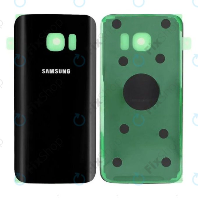 Капак на батерията за Samsung S7 Edge G935F, черен, Black