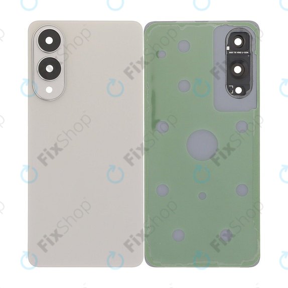 Заден капак комплект за Samsung S25 Edge, Titanium Silver